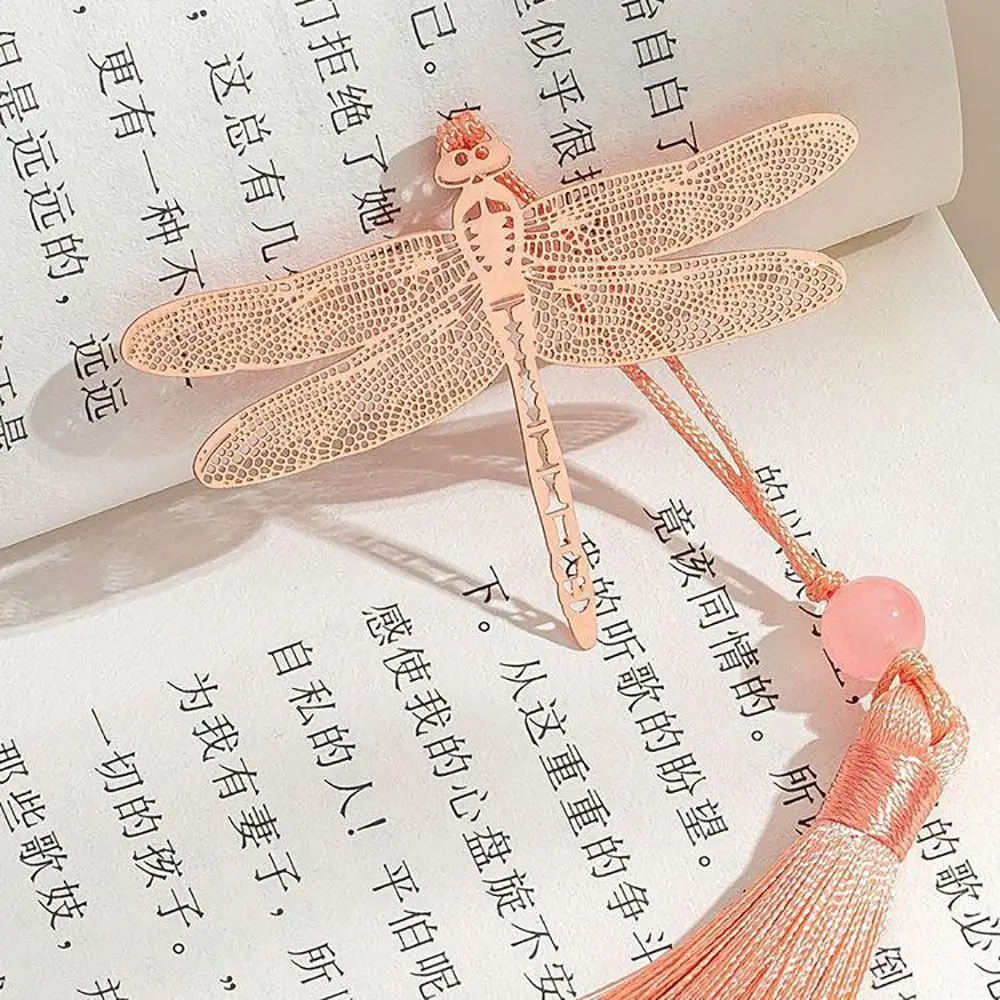 High-quality Metal Hollow Bookmark Hollow Chinese Style Book Page Pagination Book Clip Book Page Pagination Tassel Bookmark