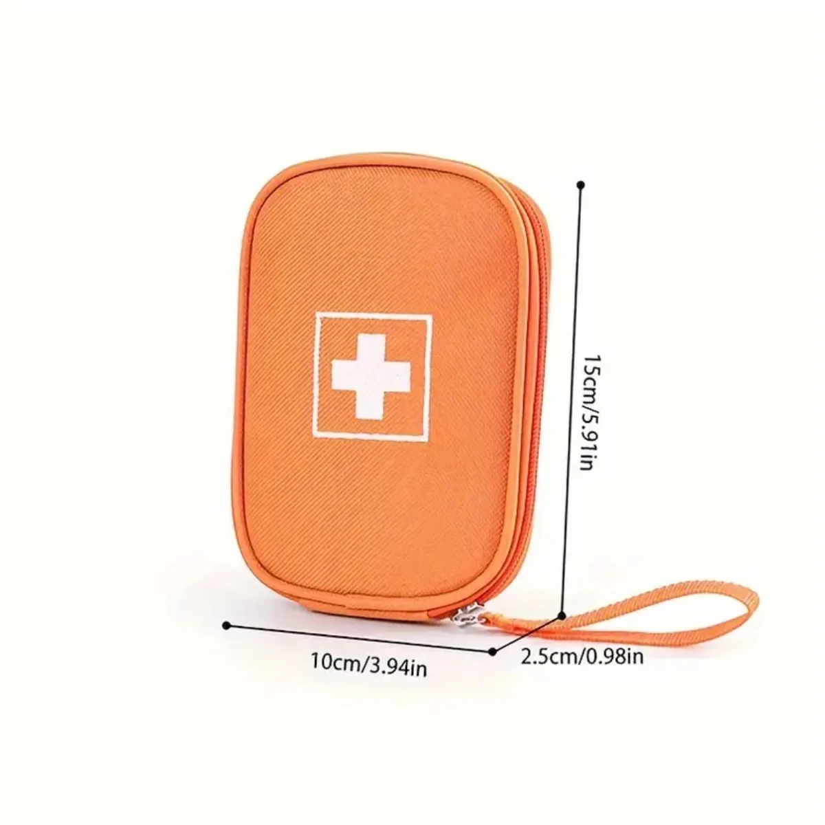 حقائب اليد المحمولة حقيبة طبية حقيبة ماكياج مقاوم للماء الإسعافات الأولية للسفر في حالات الطوارئ تخزين الأدوية مقبض تصميم سستة #6