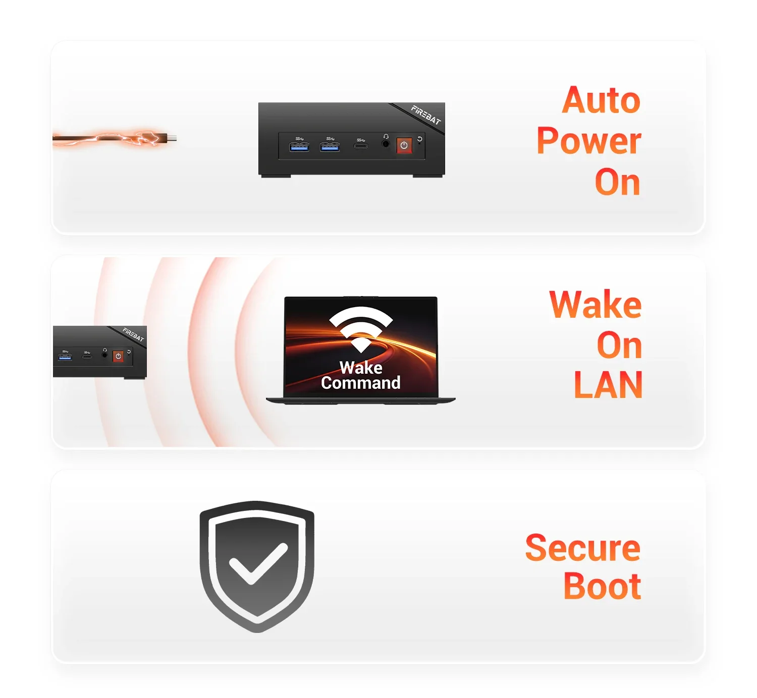 Firebat Am02 Amd Ryzen 5 6600H Mini-PC Ddr5 16Gb Ram 512Gb Ssd Wifi6 Bt5.2 Tragbarer Desktop Mini-PC Computer Netzwerk HDMI-Anschluss – Detail 10