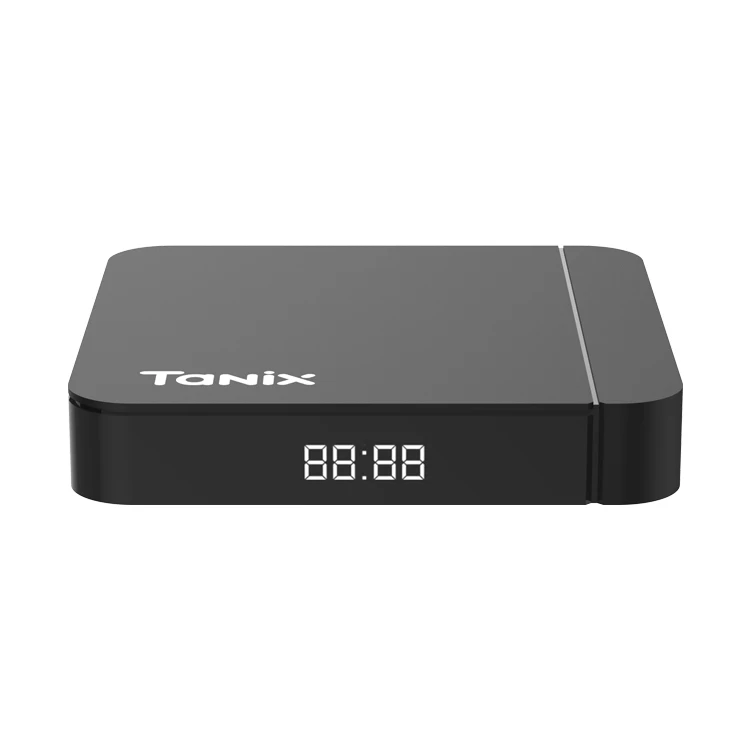 Caixa de tevê esperta nova do jogador dos meios da caixa da tevê de tanix w2 amlogic s905w2 2g 16g 2.4g 5g duplo wifi bluetooth ajustou a caixa superior da tevê de android 11 para iptv