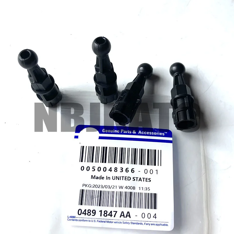 New Genuine 4 PCS Engine Cover Ball Stud Cover 04891847AA For Jeep Compass Patriot Dodge Journey