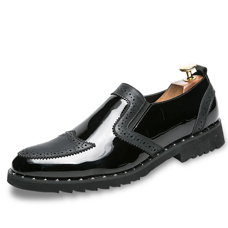 Zapatos Lefu de moda para hombre, calzado ligero de PU, elegante y cómodo, antideslizante, Formal, para fiesta y exterior, talla 38-48