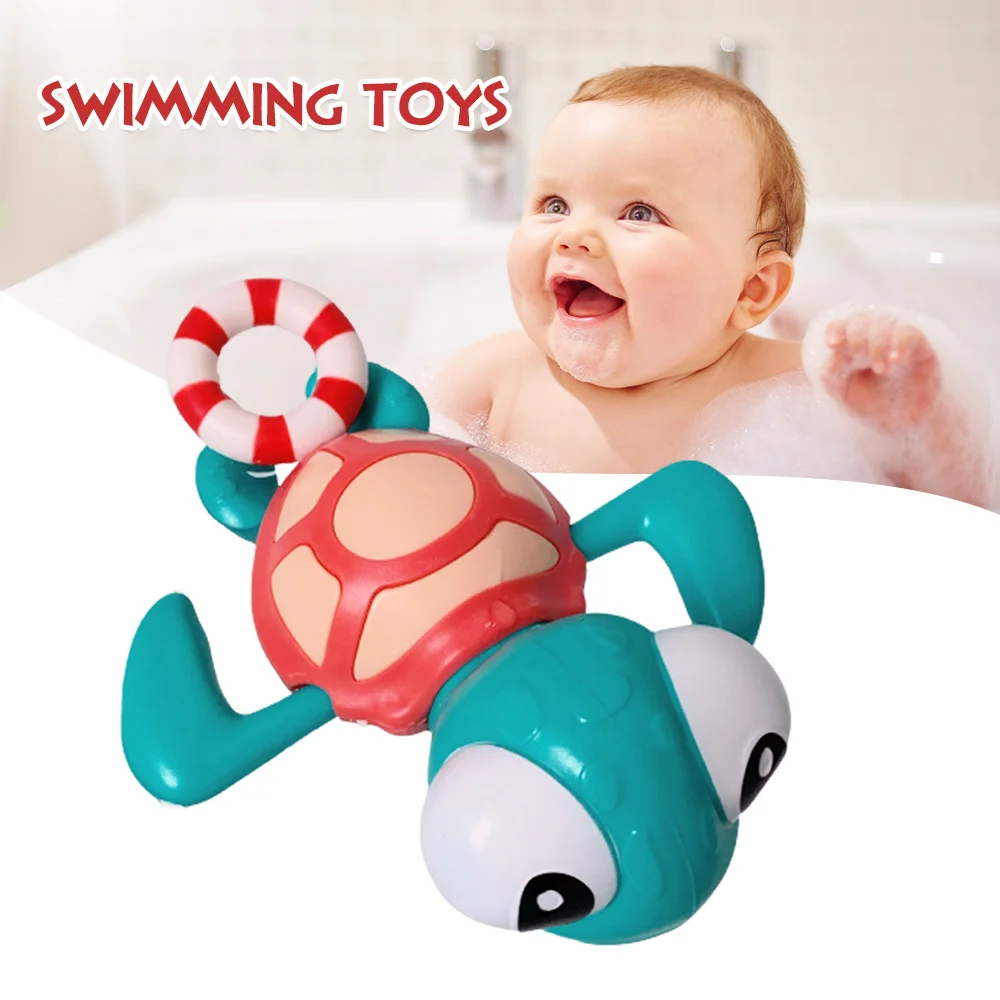 Giocattoli da bagno per bambini Baby che giocano in acqua Giocattoli da vasca galleggianti con meccanismo a orologeria