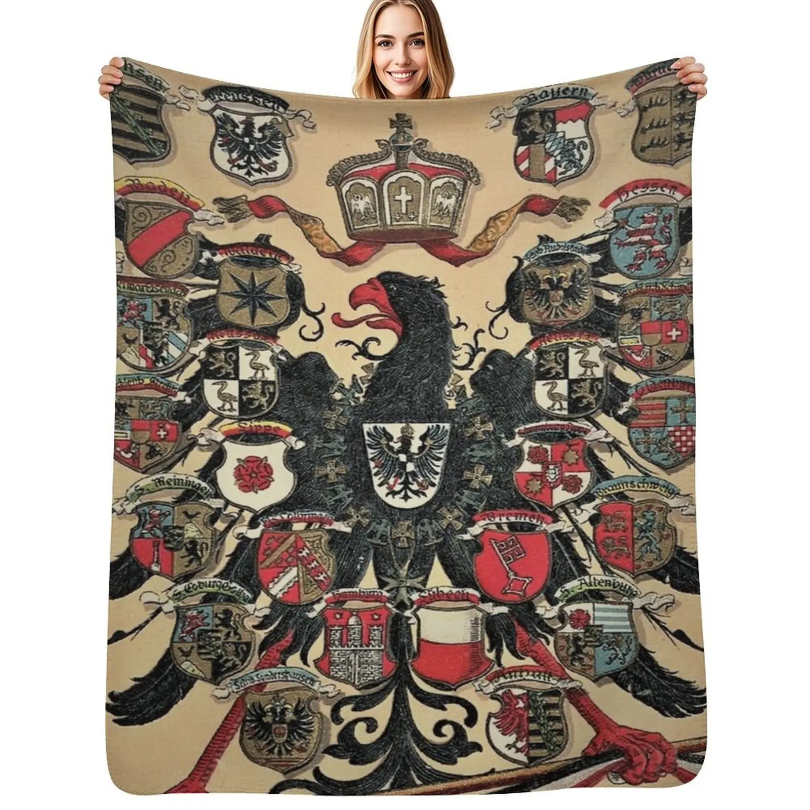 

Одеяло Kaiser Reich 1831, роскошные фланелевые одеяла для диванов, утяжеленные одеяла