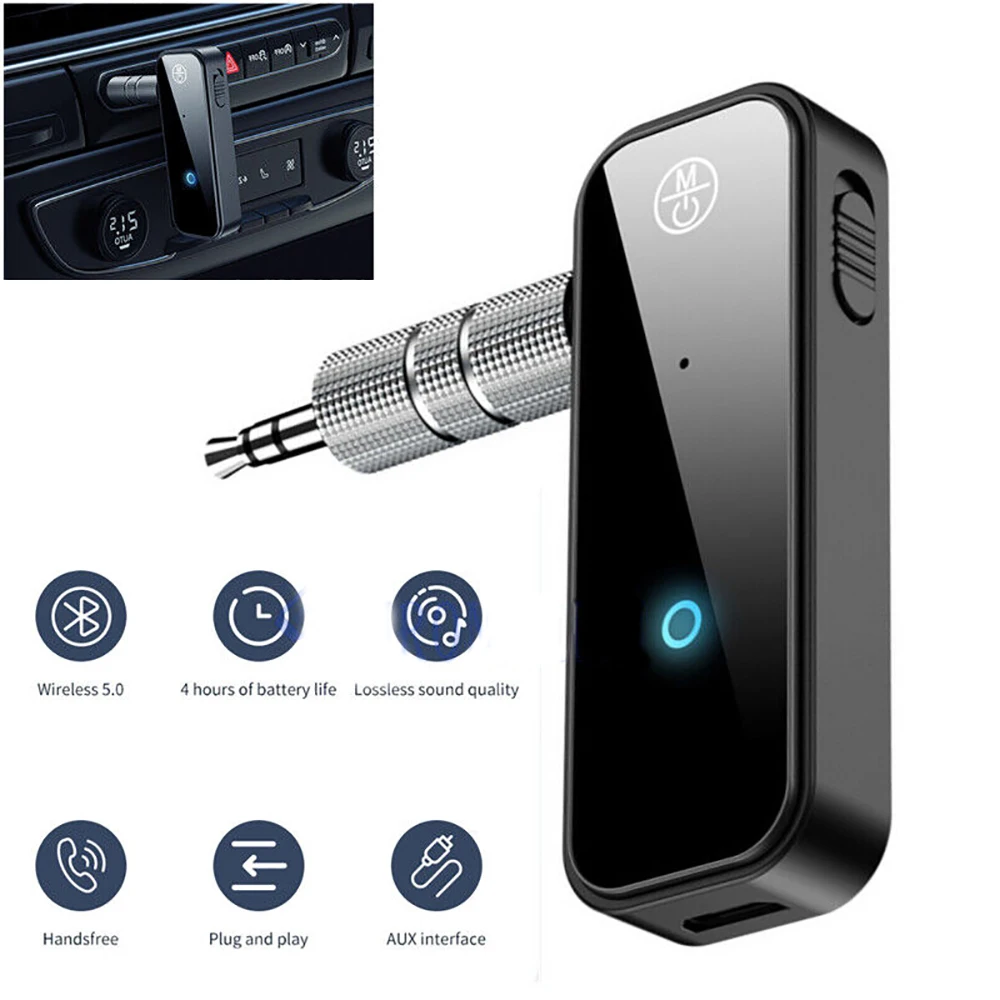 

USB Wireless Bluetooth 5.0 Transmitter Receiver for Car Music Audio Aux Adapter Engine Replacement Parts