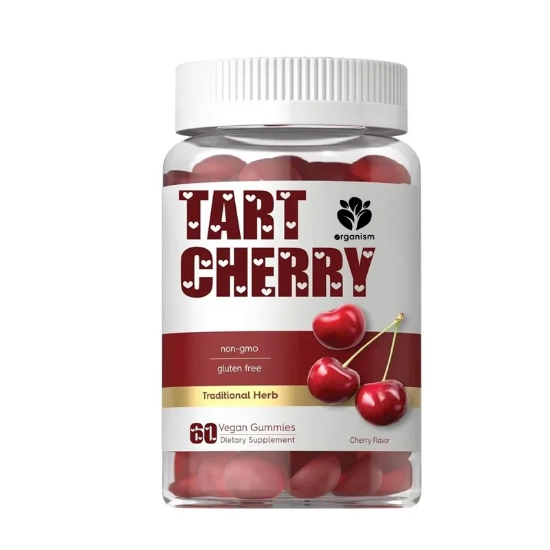 

Sour Cherry Gummies | 2000mg | Cherry Flavor, Pure, Non GMO, and Gluten Free Formula, 60 gummies