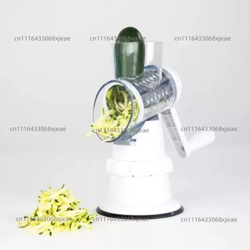 Multifunctional roller vegetable cutter hand crank household kitchen shredder potato grater vegetable slicer garlic shredder