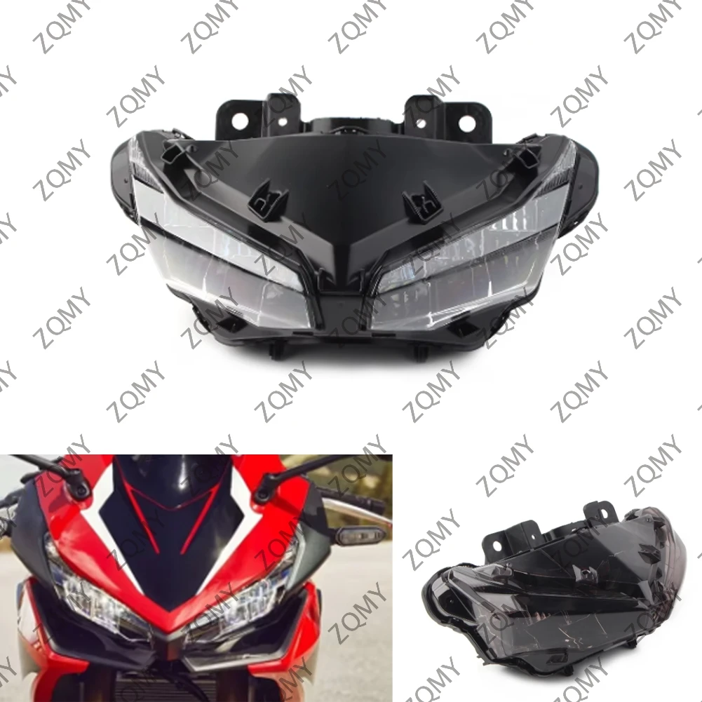 Motorcycle Front Headlight Assembly Headlamp Replacement For Honda CBR500 2016-2022 & CBR650R 2019 2020 2021 2022