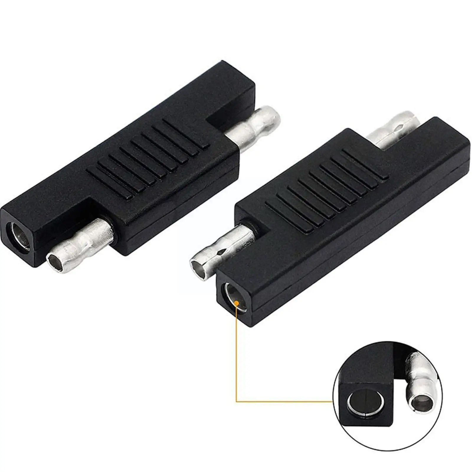 12V/24V Solar SAE Polarity Reverse Adapter Male to SAE Battery Conversion Connector Solar Male Adapter Plug Head Panel Cabl I7A8