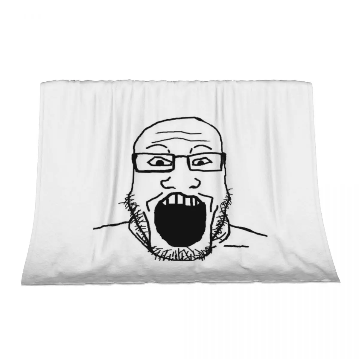 

Markiplier Soyjak Throw Blanket Picnic Loose Blankets For Sofas Blankets