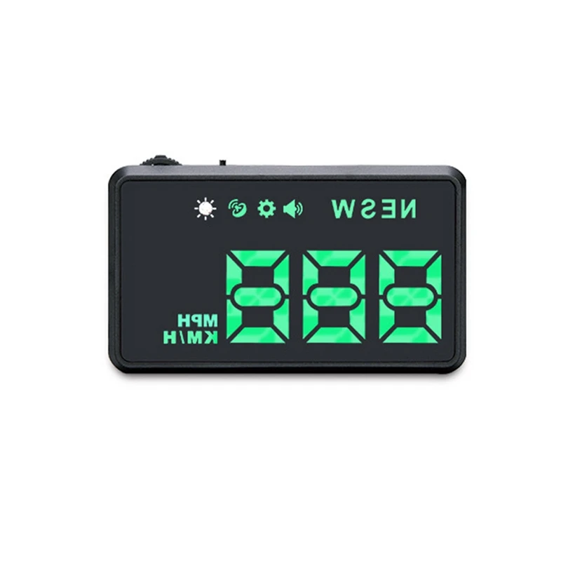 

HUD Head Up Display Car GPS Speedometer Windshield Projector Universal Black Suitable For All Cars Pickup Truck Speed Alert