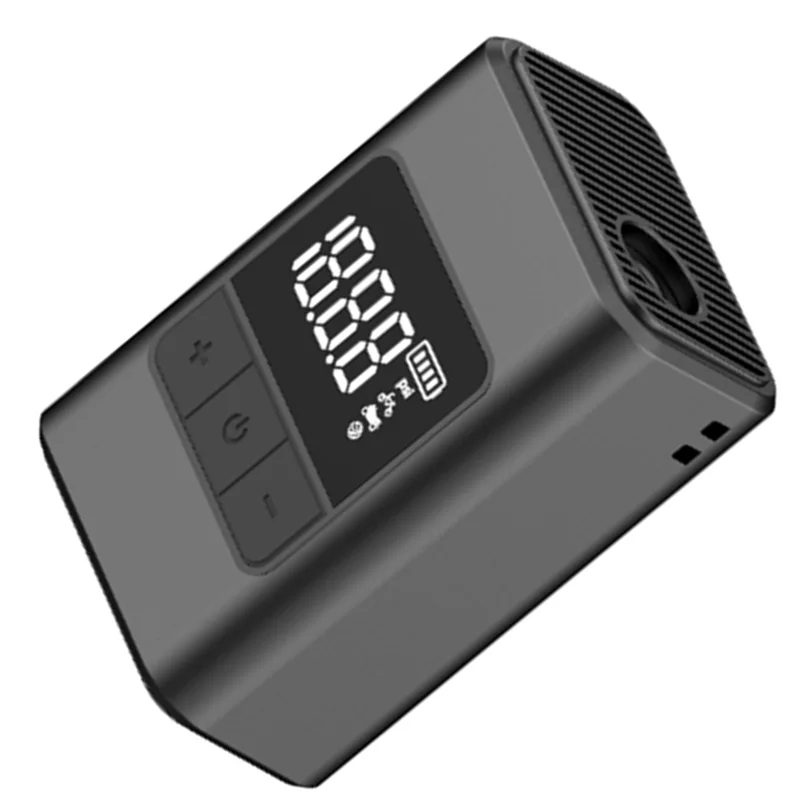 Mini Portable Electric Bicycle Bike Pump 120PSI 1300Mah Air Inflator USB-C Charging High Pressure Pump