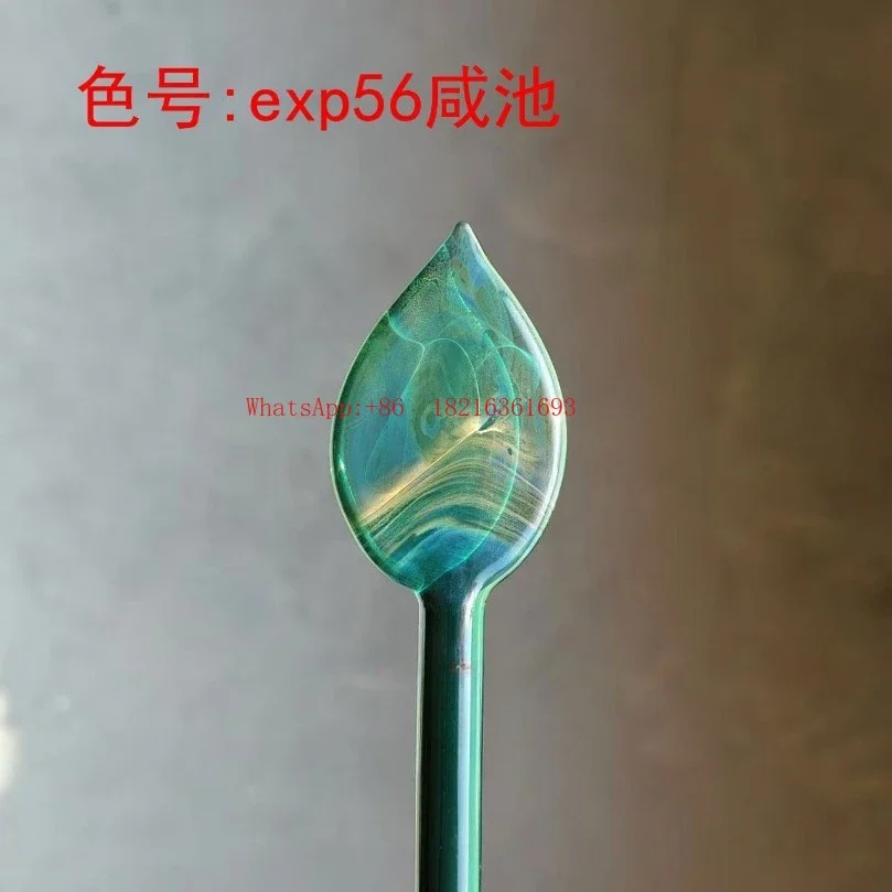 Limited Offer EX56 Salty Pool Blue Lake Water Green Color-changing Rod Burning Glass Lamp Glass Color Borosilicate