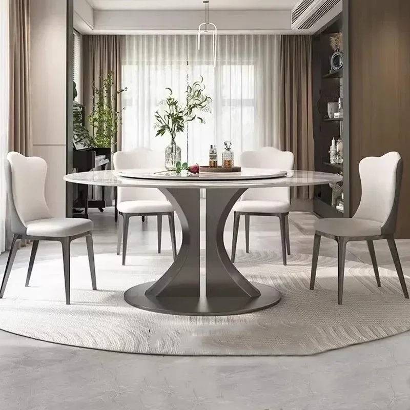 Mesas de Comedor Redondas para Estudio, Salón, Mesa Pequeña de Centro, Mesa de Cocina, Mesa de Conferencia, Mesa de Cóctel, Muebles para Sala de Estar