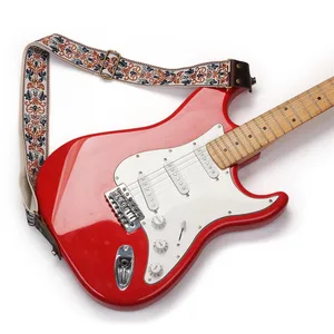 Embroidered miwayer-miwayer, soft vintage flowers, adjustable creative clock bracelets, cotton belt and leather head 10 Main Sales Guitar Big Biglet - №9