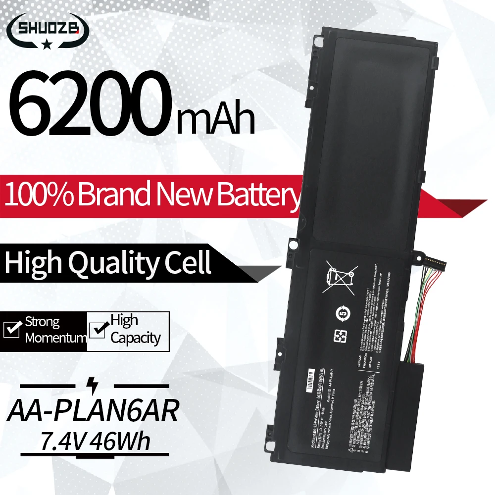 

7.4V 46WH AA-PLAN6AR Laptop Battery For SAMSUNG 900X1B-A02 900X3A-01IT 900X1AA01US BA43-00292A NP900X3A-A01AT A01BR A01CN B03CA