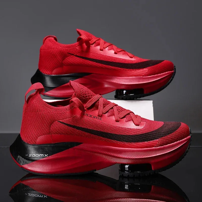 

Original Sneakers Men Mesh Breathable Comfortable Lace-up Flat Outdoor Running Shoes Luxury Design Trendy Tennis Shoes for Women