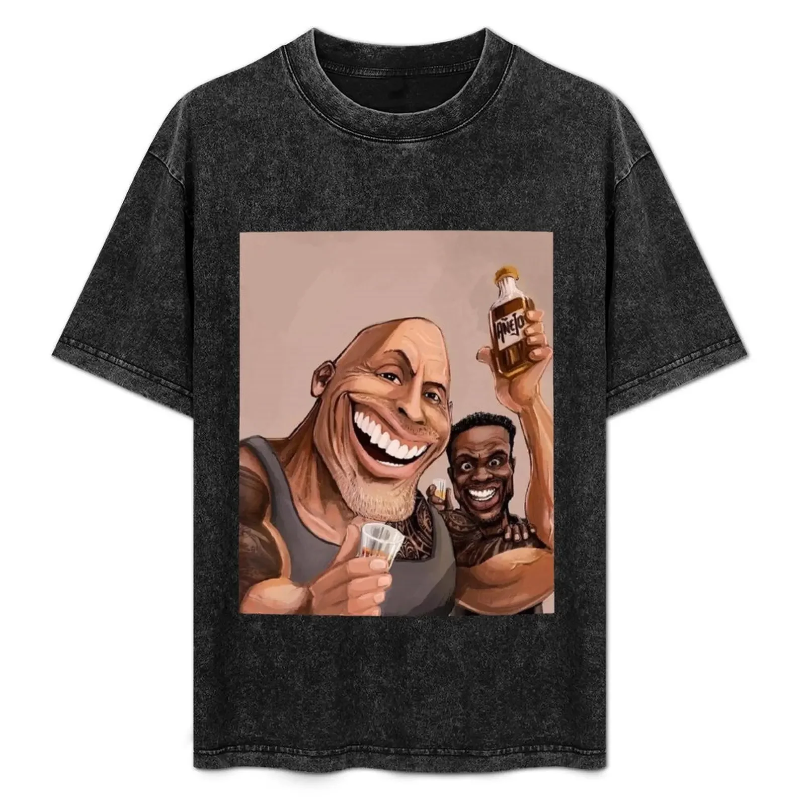 

dwayne johnson and kevin hart T-Shirt Short sleeve tee custom shirt shirts graphic tees plain t shirts men