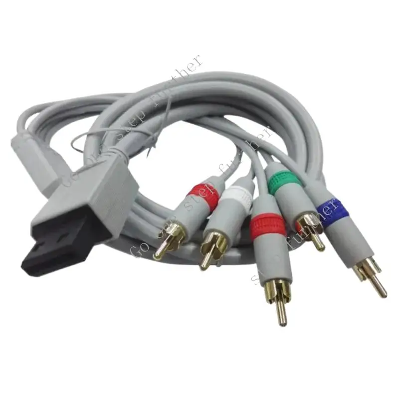 

Компонентный кабель WII 1080P Кабель 5RCA для Nintendo Wii AV Аудиокабель 1,8 м Поддержка 1080i/720p HDTV Система AV Кабель Шнур # @