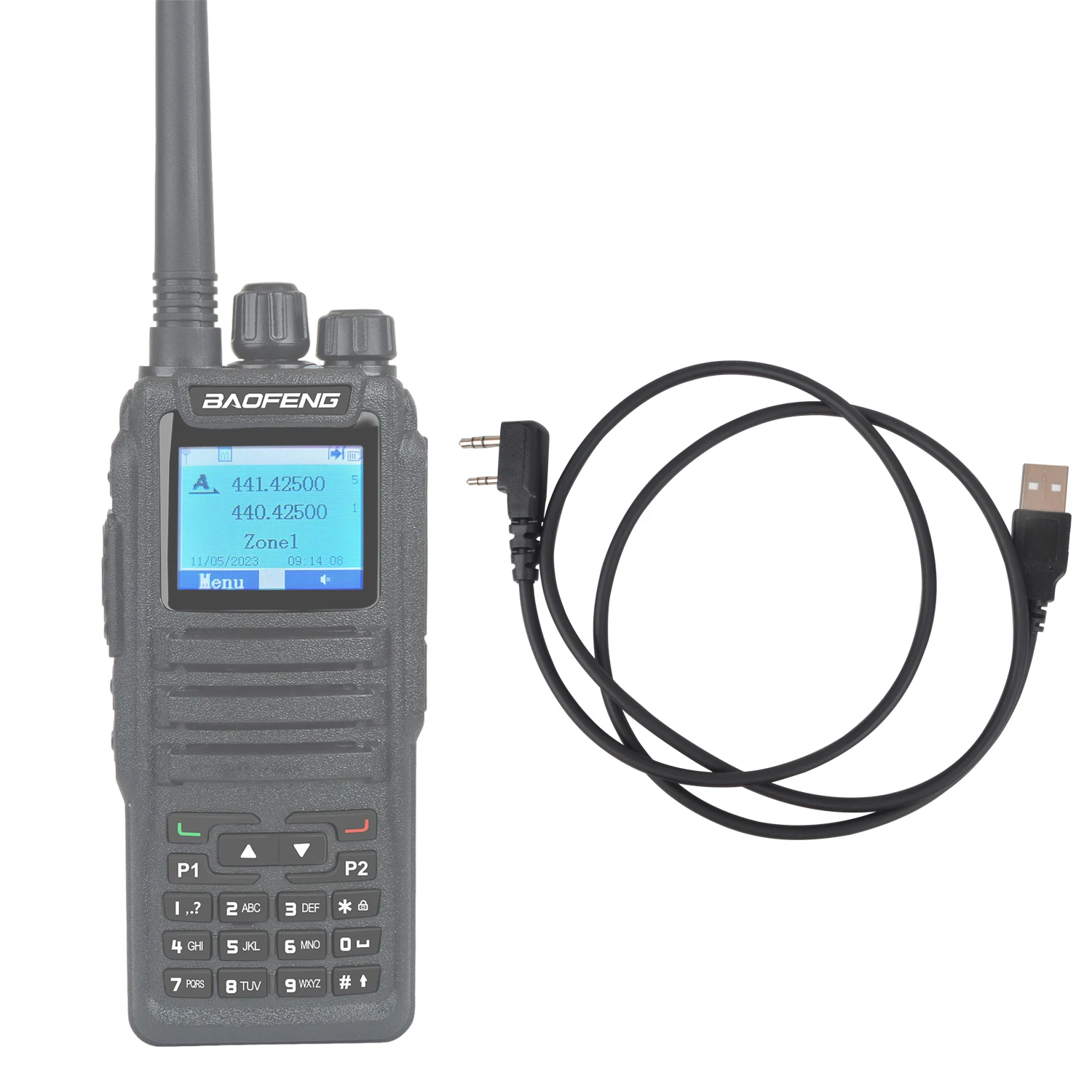 Baofeng DM 1701 USB Programming Cable Open GD77 Tier I&II DMR For BF DM-1801 Walkie Talkie DM-1702 DM-5R RD-5R Drive Free Radio