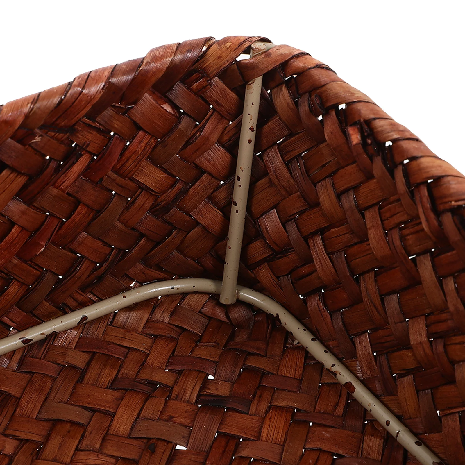 

Woven Cutlery Organizer Basket Handmade Rustic Storage Basket for Kitchen Desktop Snacks Fruit Holder Multi Use Tabletop Storage