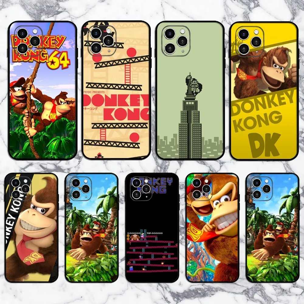 D-donkey Kong Game Phone Case For Iphone 16 15 11 13 14 Pro Max 7 8 Plus X Xr Xs Max 12mini Cover Case