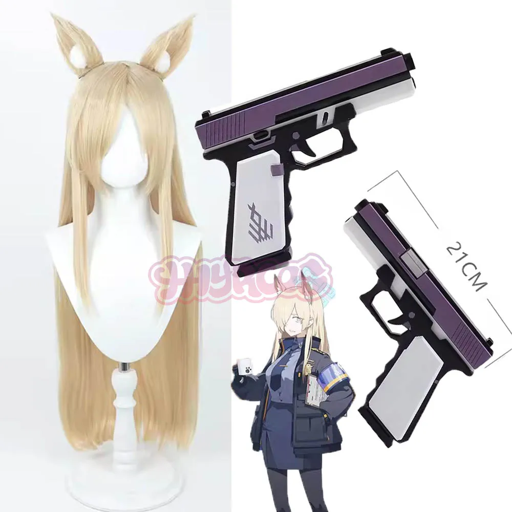 21CM Blue Archive Ogata Kanna Cosplay Prop Hand Gun For Halloween Carnival Christmas Party Role Play Props For Adult Women Men