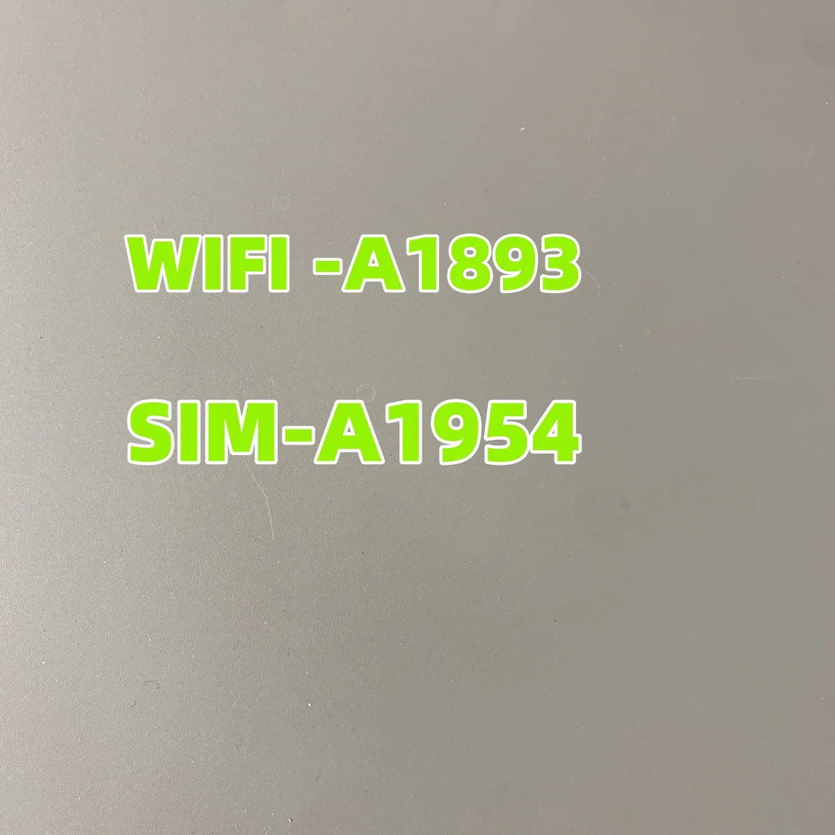 

Battery Cover Housing For iPad 6 2018 iPad 6th Gen 2018 A1893 WIFI / A1954 4G Rear Door Case Back Case Replacement