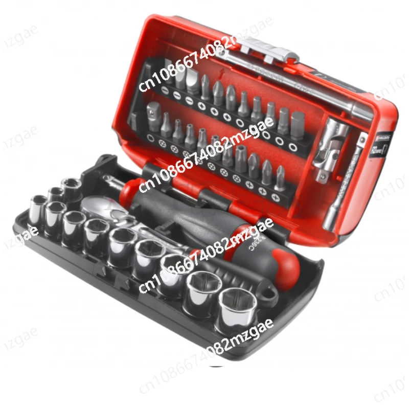 38 Piece Metric Ratchet Quick Wrench Quick Repair Kit 1/4 