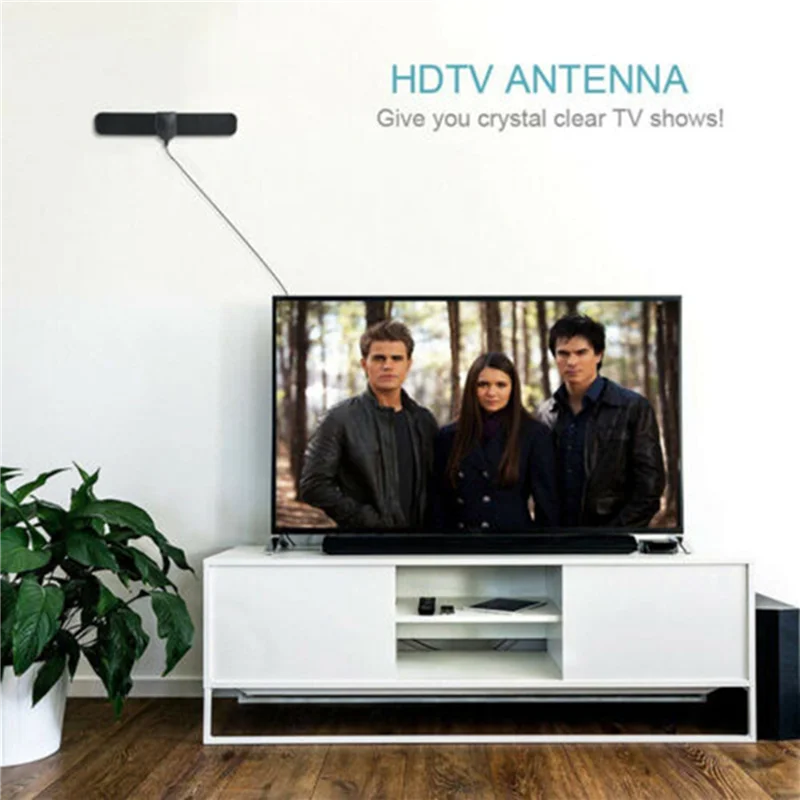 

Антенна с диапазоном действия 10X 300 миль, цифровая HD антенна Skywire 4K, цифровая внутренняя HDTV 1080P-Y41A
