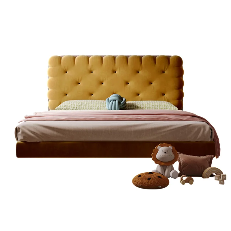 

Children's bed Boys soft bag Teen student bed Children's room 1m 2 single bed Boys