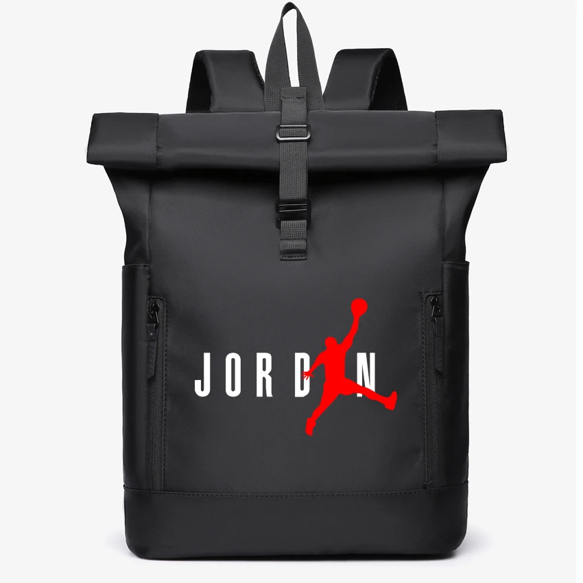 

Business Computer Backpack JOR Letter Print Men's women's Couple Commuter Bag Student Bookbag Trendy Travel Dual Shoulder Bag