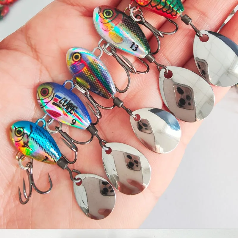 1 Stück Spinner-Angelköder mit rotierendem Schwanz für Süß- und Salzwasser, Vib-Jig, sinkende Köder, Angelzubehör, Kunstköder 7g9g11g13g15g – Detail 1