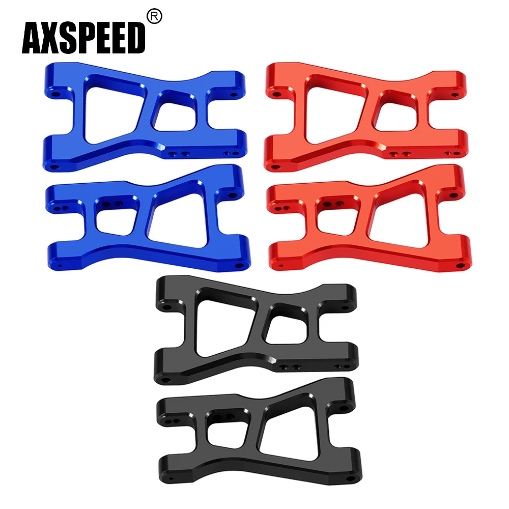 

Передний и задний рычаг подвески AXSPEED из алюминиевого сплава для 1/18 Traxxas Latrax Teton, детали для обновления радиоуправляемого автомобиля, аксессуары