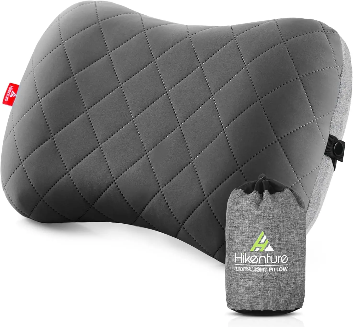 

Ultralight Inflatable Camping Pillow with Removable Washable Cover for Neck Lumbar Support Travel Hiking Backpacking
