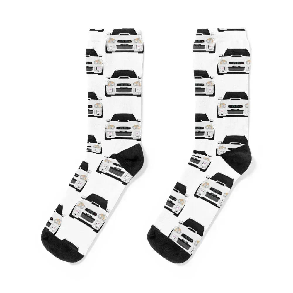 IMPREZA 2.0 WHITE Socks Children's crazy Boy Socks Women's