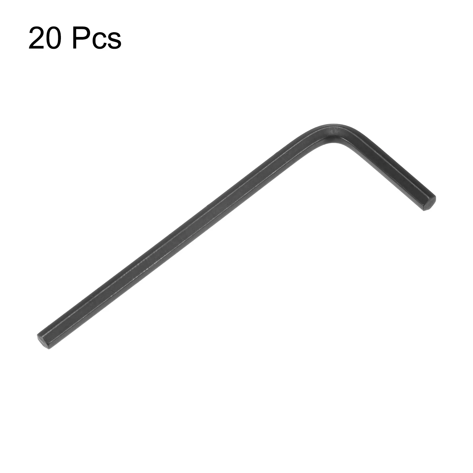 2-20개 육각 키 렌치 CR-V L자형 육각형 SAE 렌치, 검정색