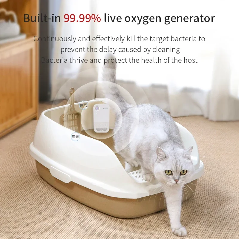 Xiaomi Youpin Smart Cat Odor Purifier For Cat Litter Box Refrigerator Deodorizer Pet Toilet Air Purifier Cat Litter Deodorant