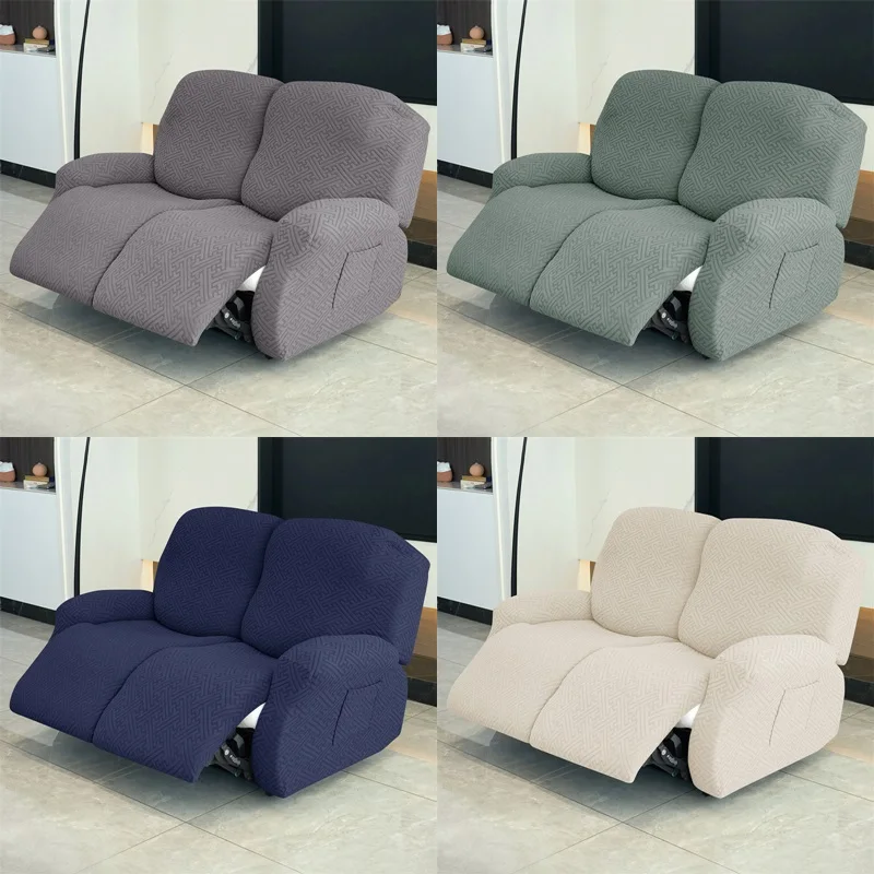 

Чехол для двухместного дивана-реклайнера для гостиной, эластичный жаккардовый чехол для кресла, защитный чехол для дивана, декор для дома