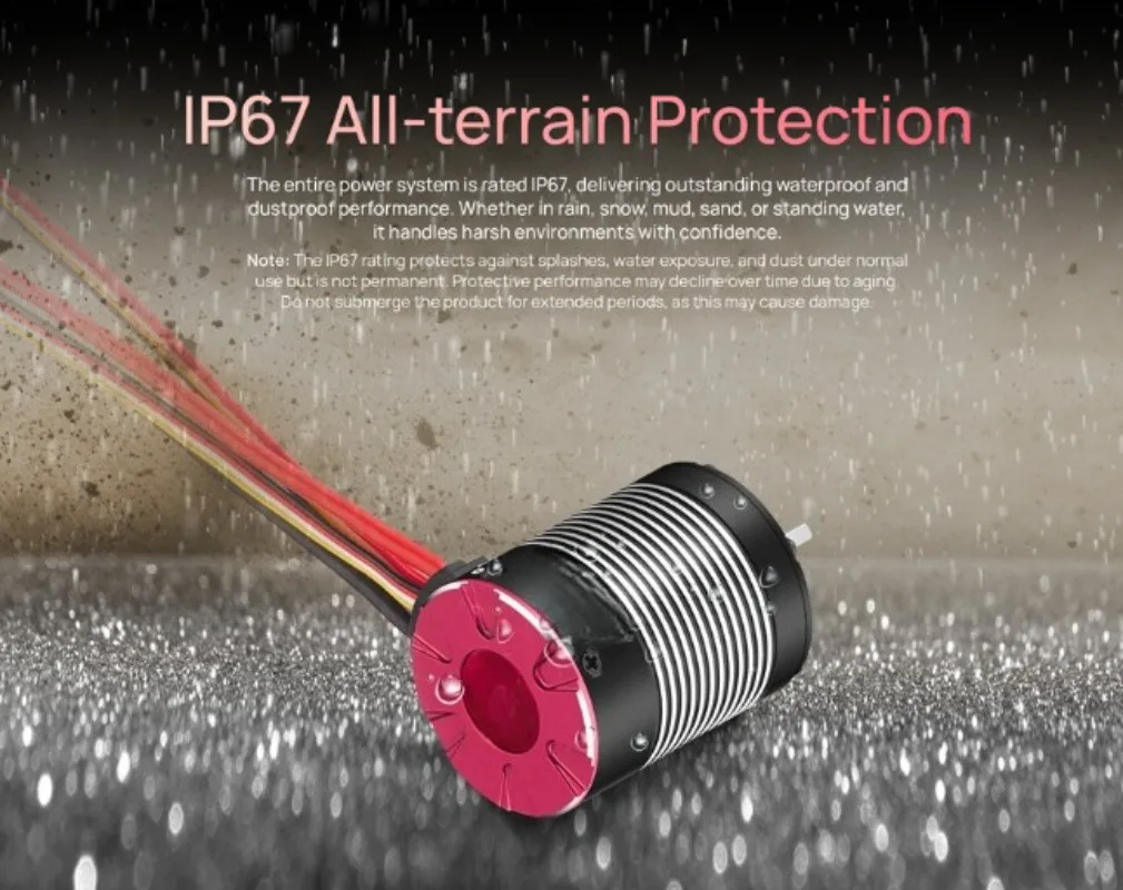 2300KV Brushless Motor, Metal RC Racing Car Motor for 1/10 RC Speed Model