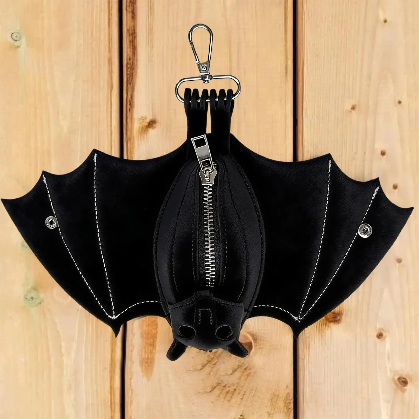 Coin Purse PU Leather Bat Goth - огляд і ціна Leatherwork Workshop