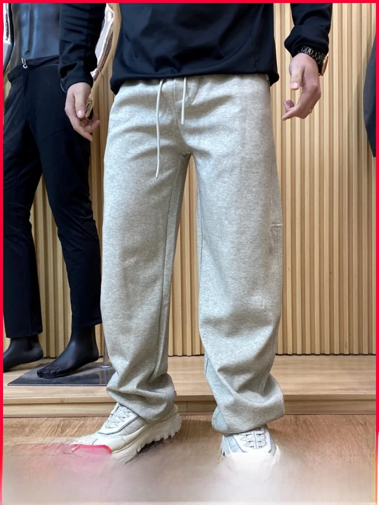 

Мужские модные свободные повседневные брюки из эластичной ткани с 3D-кроем, весенняя коллекция