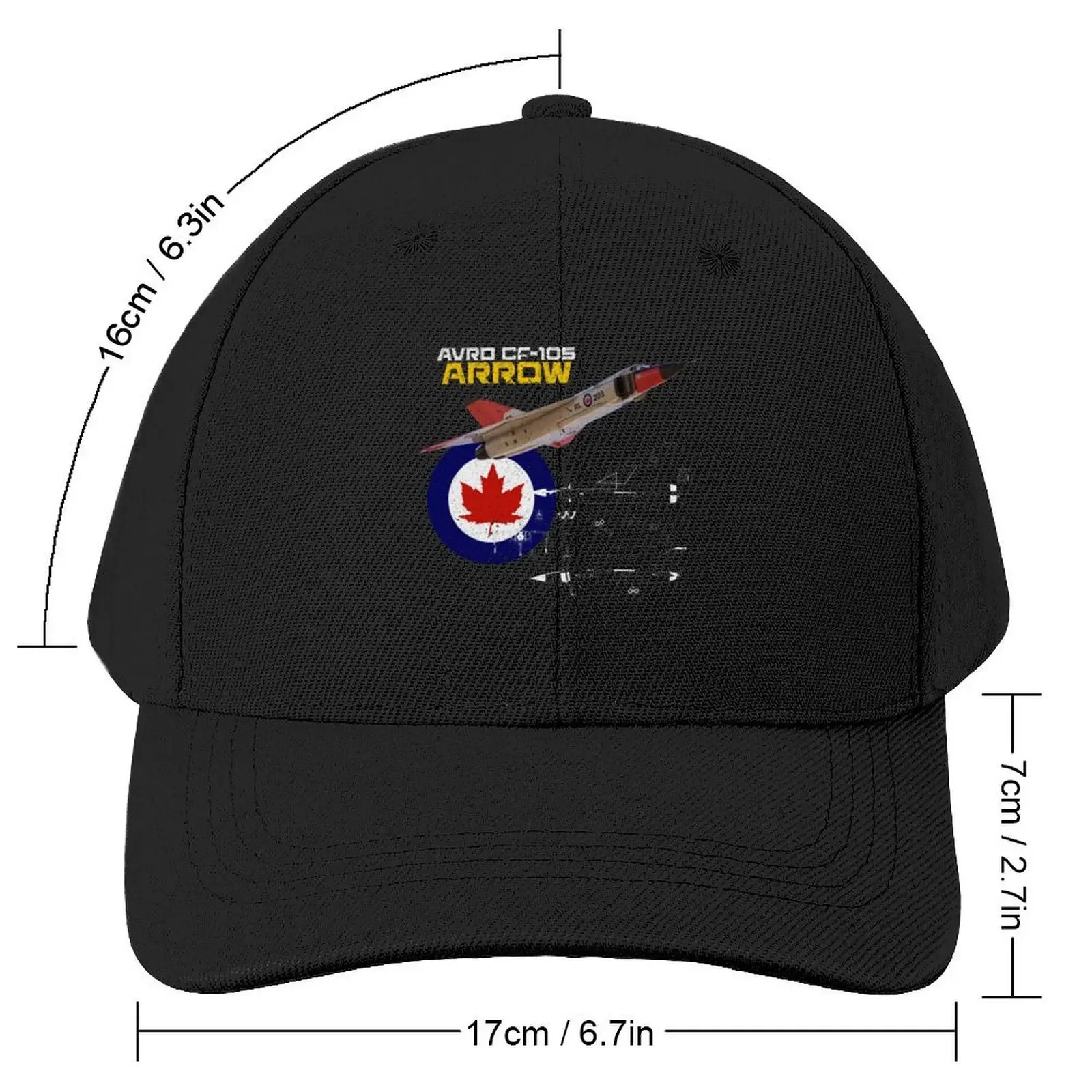 Canadian Avro CF-105 Arrow Baseball Cap men's big size hat Ball Cap Women Caps Men's