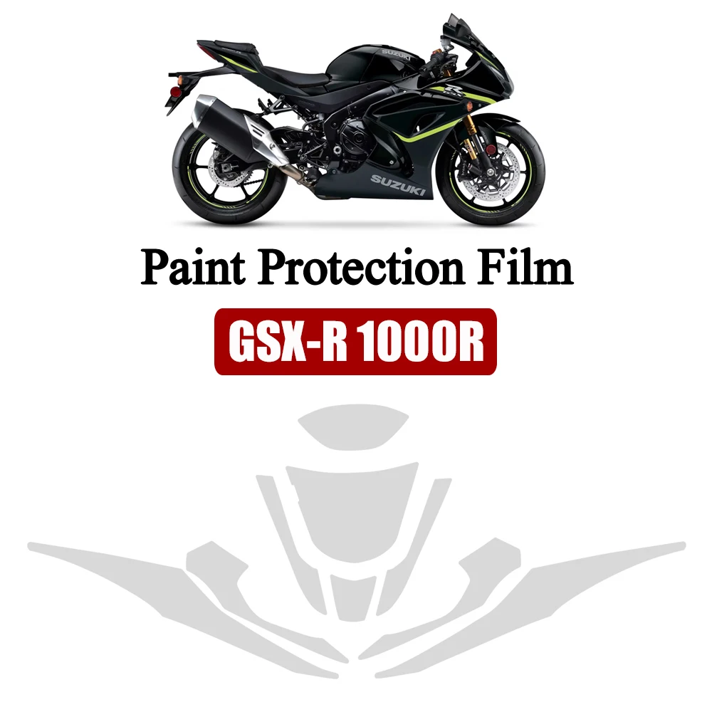 GSX-R 1000R Invisible Car Cover For SUZUKI GSXR 1000R Paint Protection Films Motorcycle PPF Anti-Scratch Fairing Protective Film