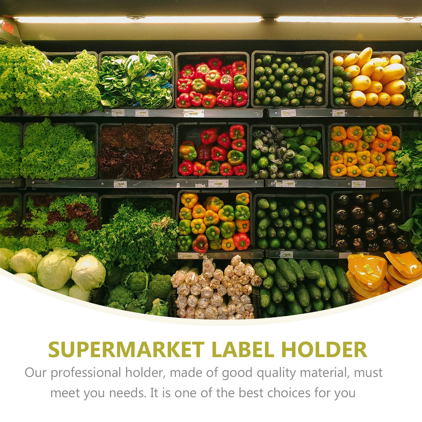 5pcs Poster Clips Advertising Display Clamp Price Tag Holder Supermarket Food Sign Plastic Rack Stand Lightweight Label