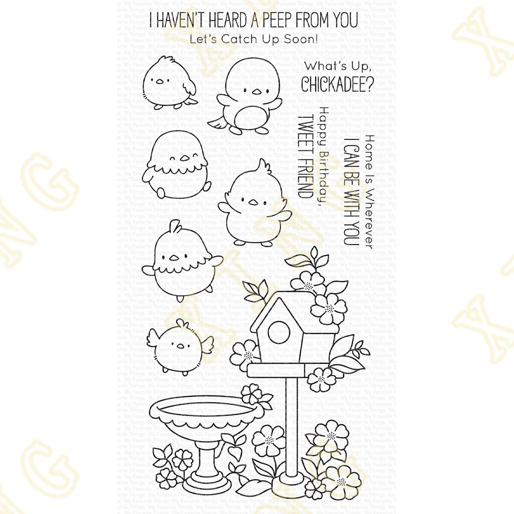 

Tweet Friends Metal Cutting Dies Clear Stamps Scrapbook Diary Decoration Embossing Stencil Template Diy Greeting Card Handmade