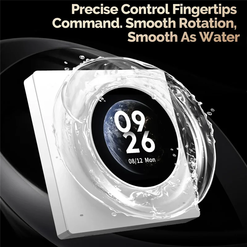 Tuya Wifi Smart Knob Central Control Screen Touch Rotate Switchh 3 Relays Smart Knob Switchh