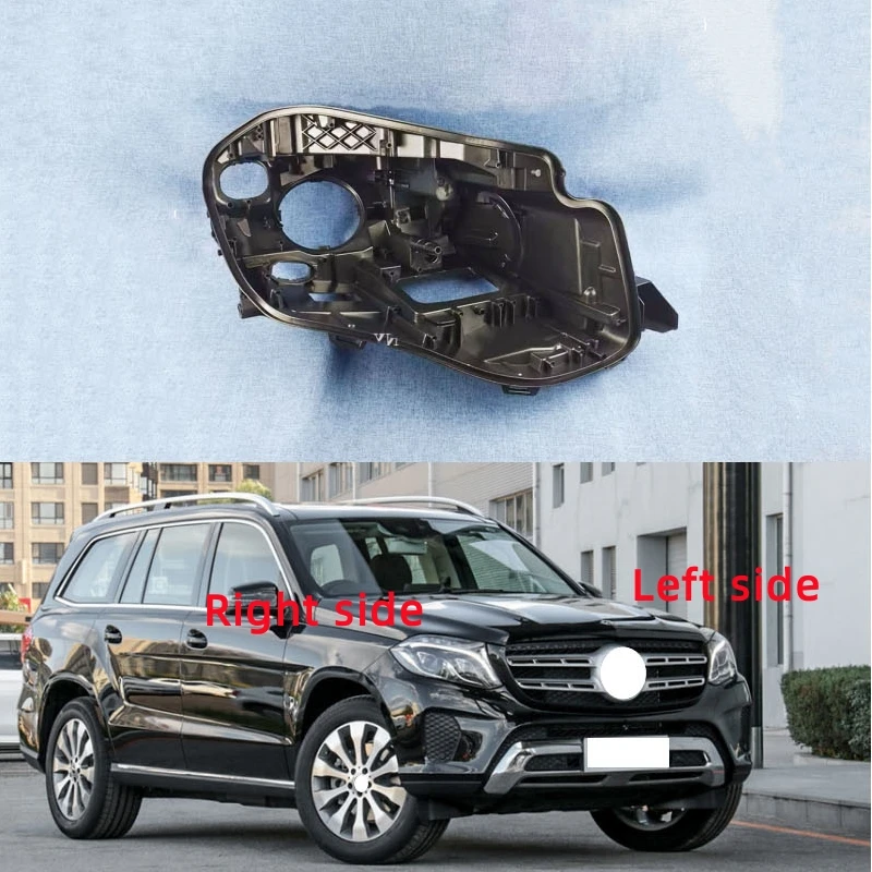 

Основание фары для Mercedes-Benz GLS 2015 2016 2017 2018 2019, дом для фар автомобиля, задняя база, передняя автоматическая фара, задний дом