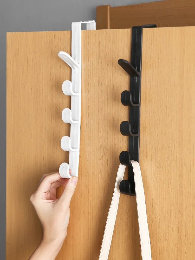 Longa Fila de Ganchos atrás da Porta, Saco Pendurado Rack, Ins Dormitory Storage, Rack de armazenamento de parede