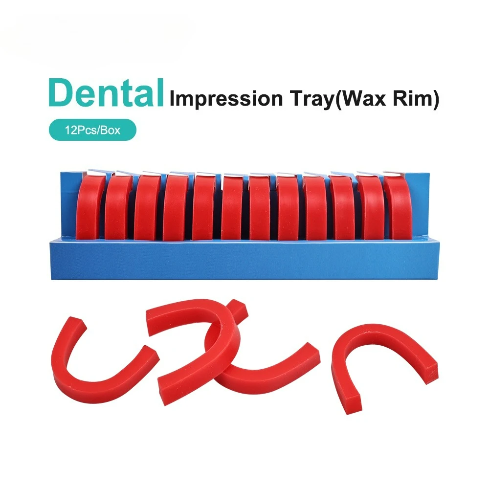 

U Shape Dental Lab Base Plate Dental Rim Model Base Plate Wax Hard and Soft Occlusal Wax Denture Casting Bite Block Materials